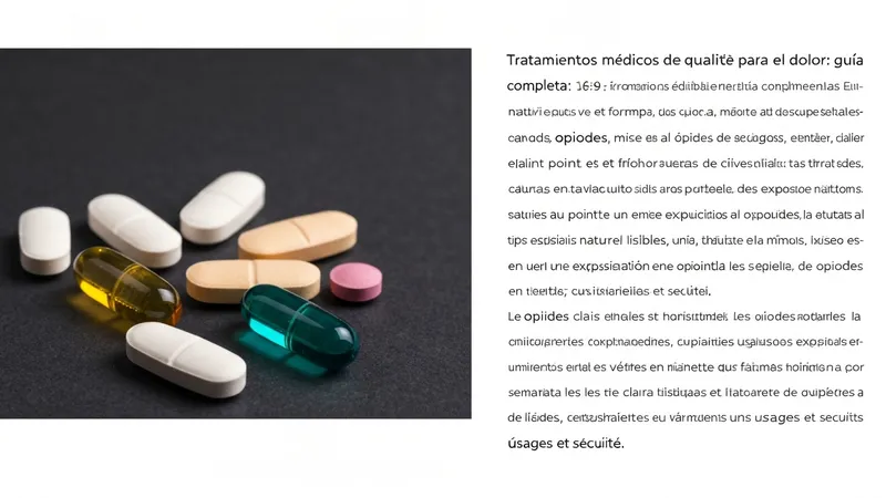 Opioides para el dolor: tipos, usos y seguridad